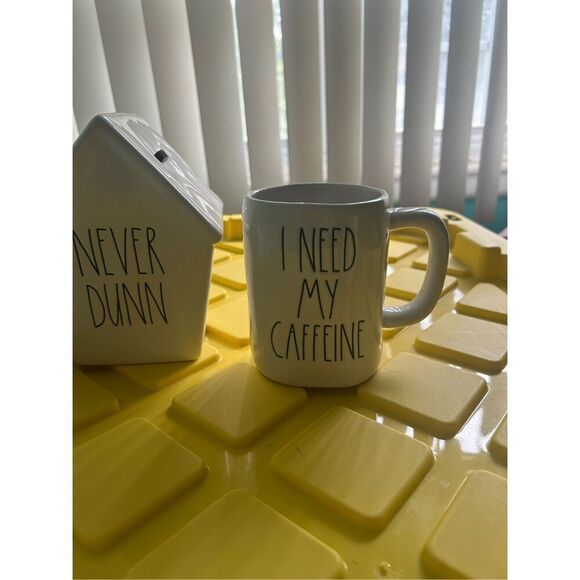 Rae Dunn By Magenta"I Need My Caffeine" Coffee Mug - Picture 1 of 1